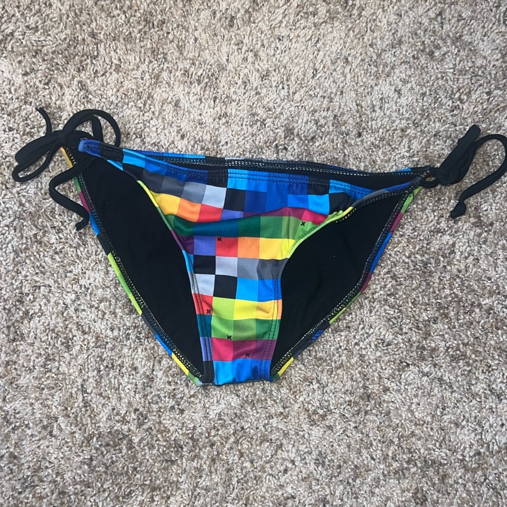 Hurley small women’s swim bikini bottom tie